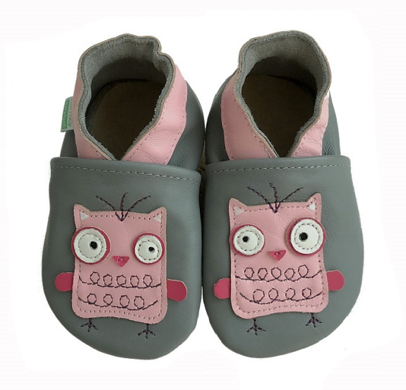 Kožené capáčky Barefoot Vel. L (12-18 měs.) Hopi Hop
