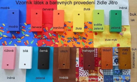 Samostatné područky s botičkami k židličkám Jitro
