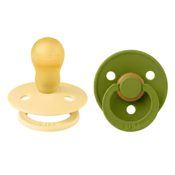 Dudlíky kaučuk 2 ks 18 měsíců+ Colour Bibs 