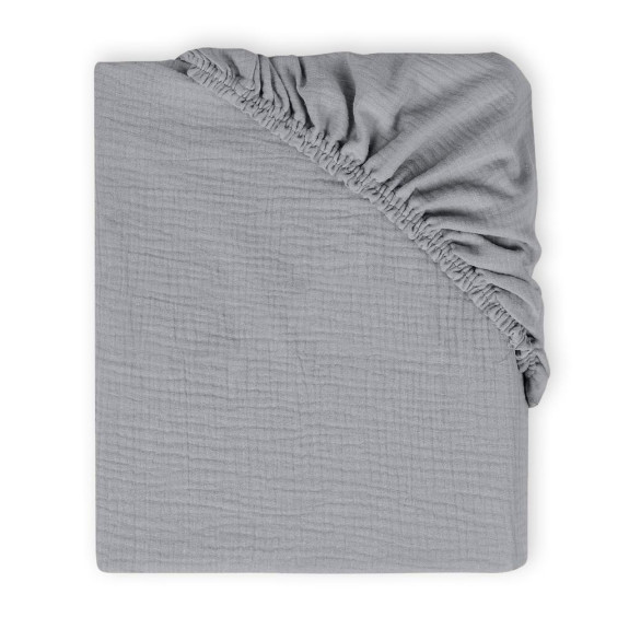 Mušelínové prostěradlo s gumou 60 x 120 cm BabyMatex
