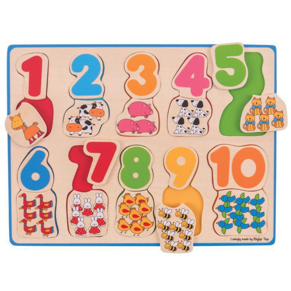Počítací puzzle 2 Bigjigs Toys