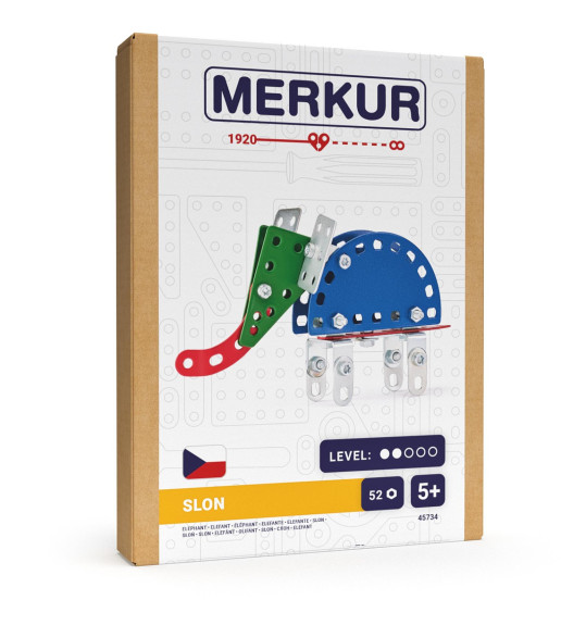 Stavebnice MERKUR Slon mini 52 ks