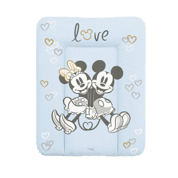 Podložka přebalovací měkká na komodu 50x70 cm Disney Minnie & Mickey Blue