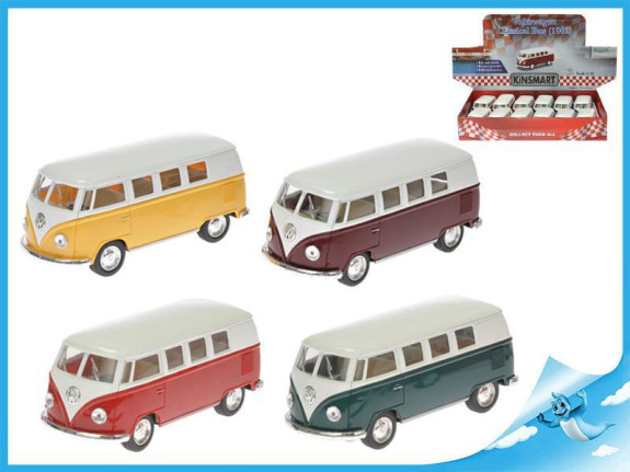 Autobus Volkswagen 1:32 13 cm kov zpětný chod