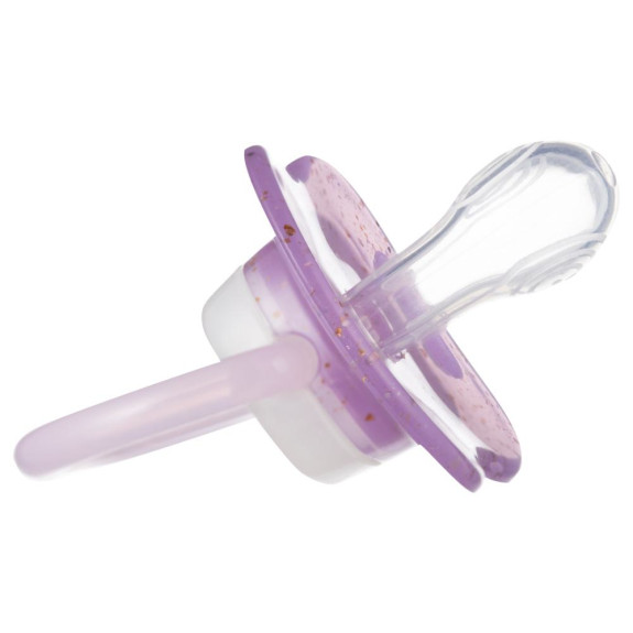 Dudlík svítící silikonový symetrický Nightglow Canpol babies 6 - 18 m 2 ks