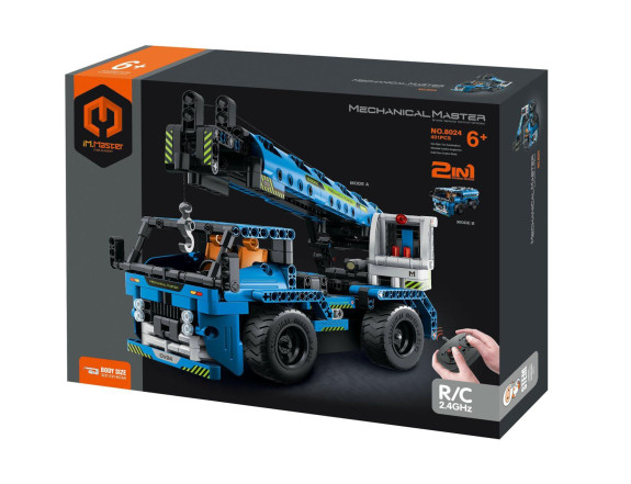 Stavebnice nákladní auto RC 2 v 1 na baterie 2,4 GHz 401 dílků iM.Master