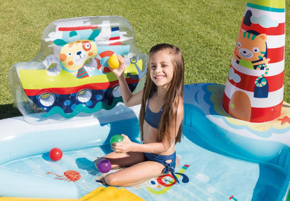 Intex 57162 Hrací centrum Fishing Fun 218 x 188 x 99 cm