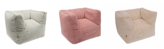 Křeslo dětské Beanbag Corduroy Jollein