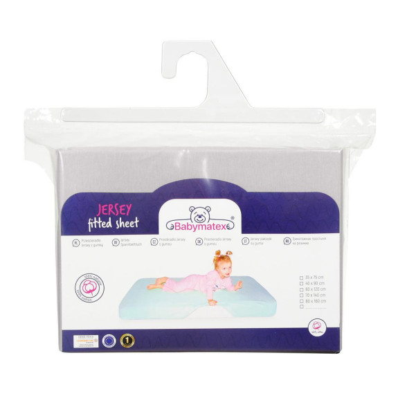 Prostěradlo Jersey s gumou 60 x 120 cm BabyMatex