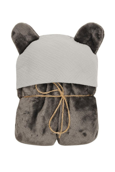 Deka s kapucí Koala mušelínová 95 x 95 cm Babymatex