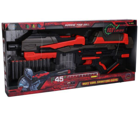 Kulomet s 10 pěnovými náboji 54 cm