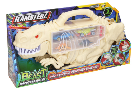 Dino s auty střílející 47 cm