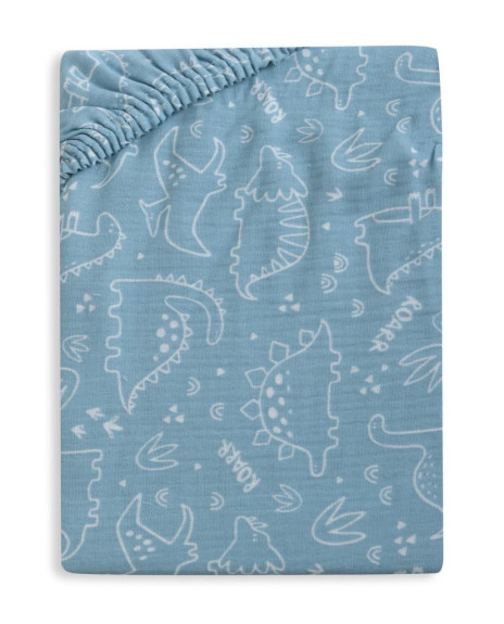 Mušelínové prostěradlo Design s gumou 60 x 120 cm BabyMatex