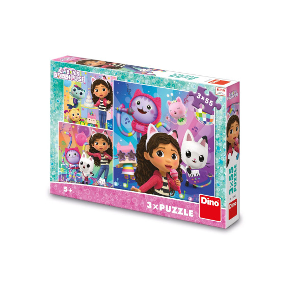 Gábi oslava 3x55 Puzzle