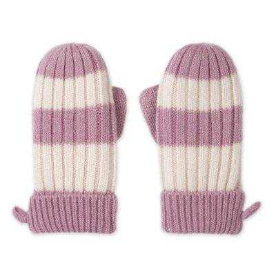 Rukavice Stripe Merino Mauve Lodger