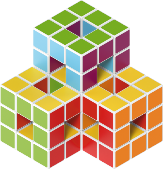 Geomag Magicube Art 64 dílků