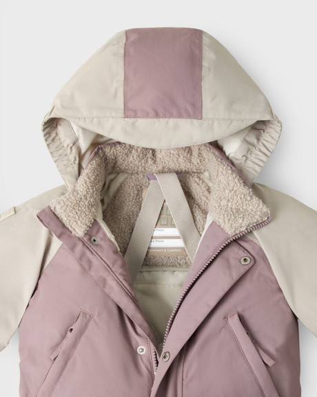 Zimní kombinéza Color Block Pink Slate Leokid