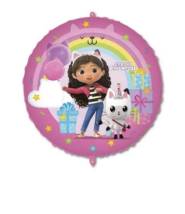 Kruh Gábinin kouzelný domek 46cm fóliový balónek