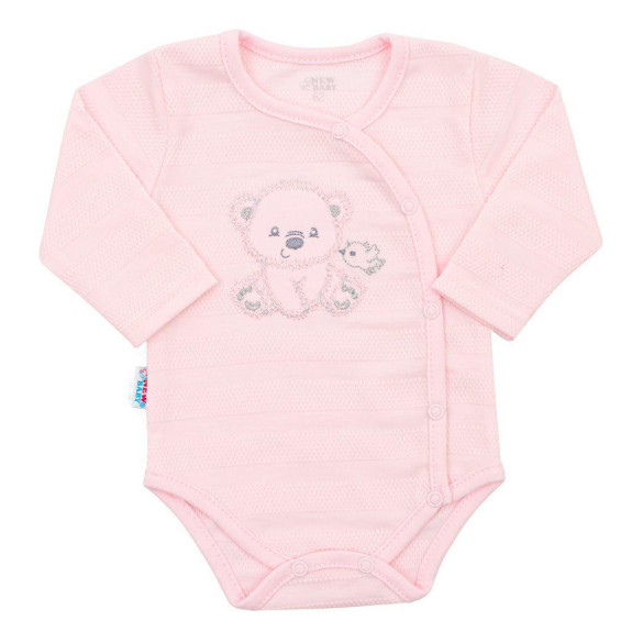Kojenecká soupravička do porodnice New Baby Sweet Bear růžová