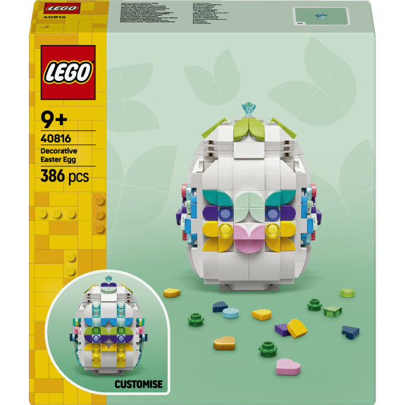 Dekorativní velikonoční vajíčko Lego