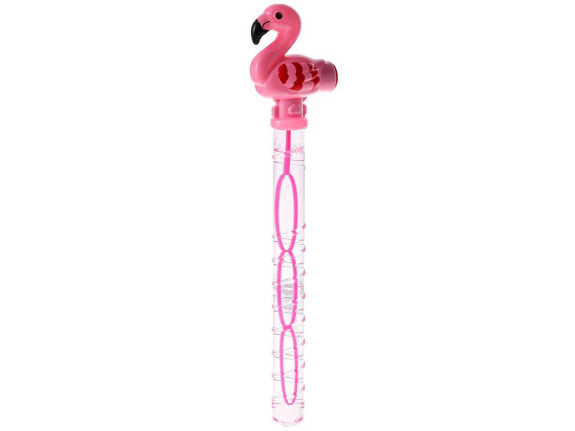Bublifuk plameňák 36 cm s píšťalkou