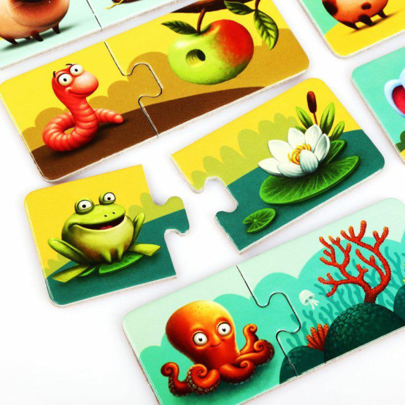 Naučné puzzle 20 dílků Puzzlika - Můj domov