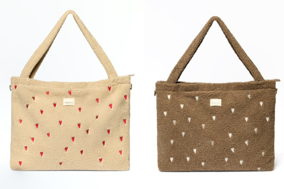 Teddy Hearts Diaper Bag - přebalovací taška Studio Noos