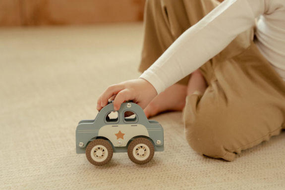 Policejní auto dřevěné Little Dutch