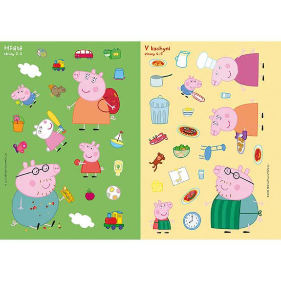 Moje první samolepkování Prasátko Peppa