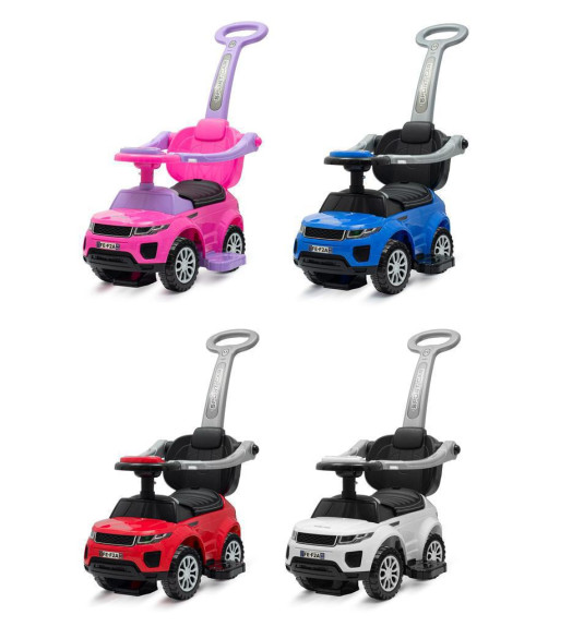 Dětské hrající odrážedlo s vodící tyčí SUV 3v1 Baby Mix Prime