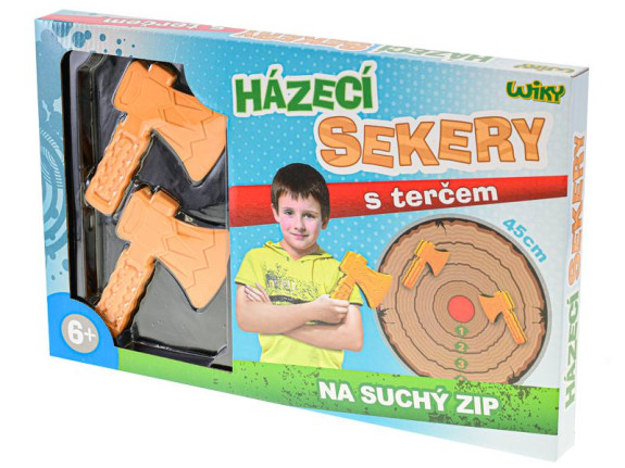 Sekery házecí s terčem 45 cm