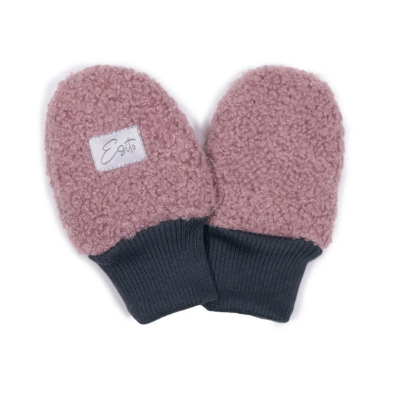 Zimní bezpalcové rukavice Teddy fleece double Cyclamen pink Esito