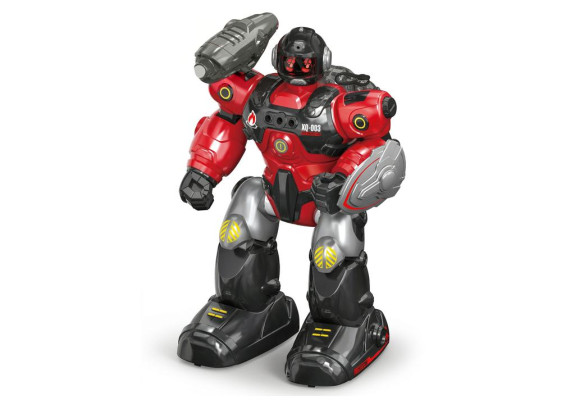 Robot hasič stříkající vodu RC na dálkové ovládání 40 cm