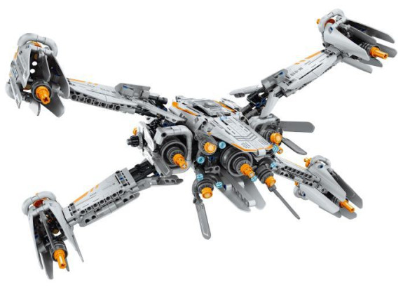 Stavebnice vesmírná loď s mechanickým pohonem 1 018 dílků iM.Master