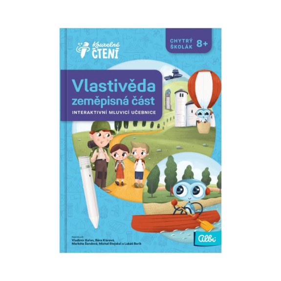 Kouzelné čtení Kniha Vlastivěda zeměpisná část Albi