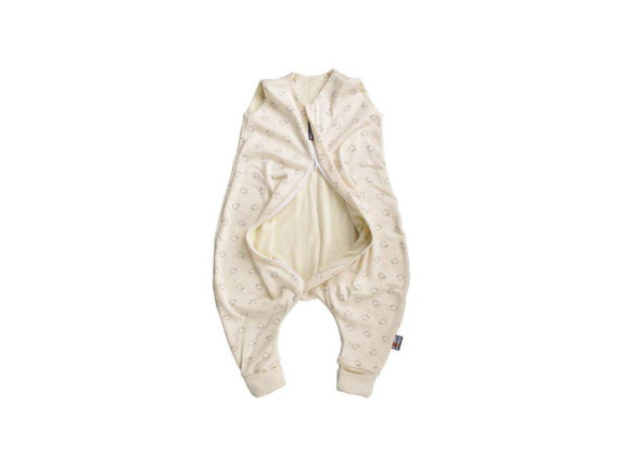 Merino spací pytel bio s nožičkami 100 cm