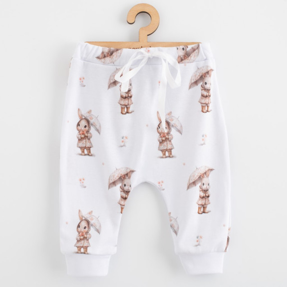 Dětské bavlněné kalhoty Jogger New Baby For Babies bunny