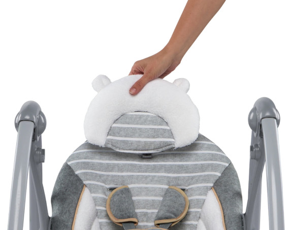 Houpačka konvertibilní cestovní s melodií Bella Teddy™ 0 m+ do 9 kg Ingenuity
