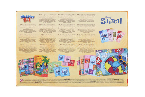 Mix & Play 8v1 Stitch společenská hra Trefl