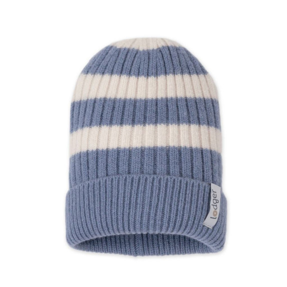 Čepice Stripe Merino Stone Lodger
