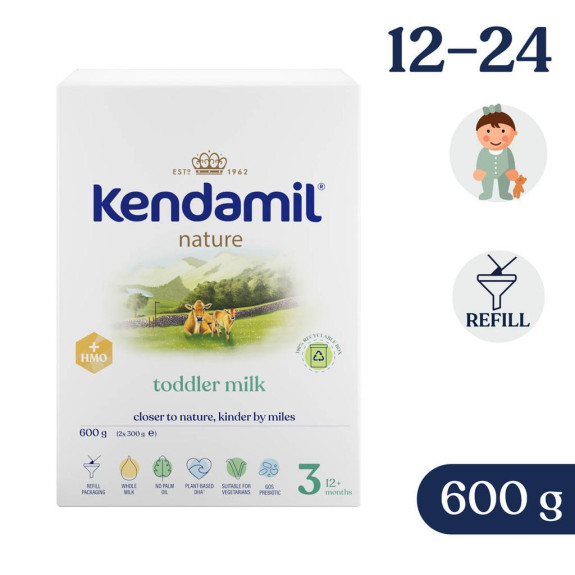 Kendamil Nature 3 HMO+ (600 g) EXPIRACE 11.12.2026