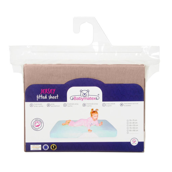 Prostěradlo Jersey s gumou 60 x 120 cm BabyMatex
