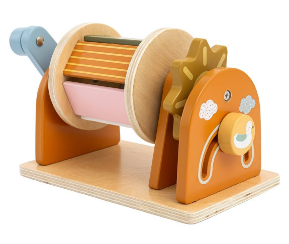 Otočný senzorický buben s kartičkami 2Kids Toys