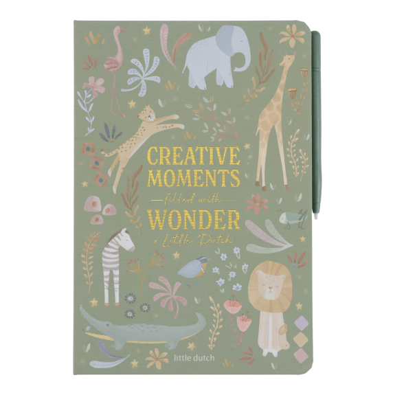 Kreslicí tablet Green Safari Friends Little Dutch