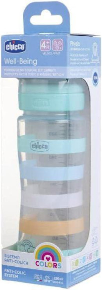 Láhev kojenecká Well-being silikon 330 ml Chicco