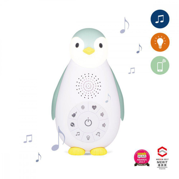 Tučňák Zoe Musicbox s bezdrátovým reproduktorem Zazu