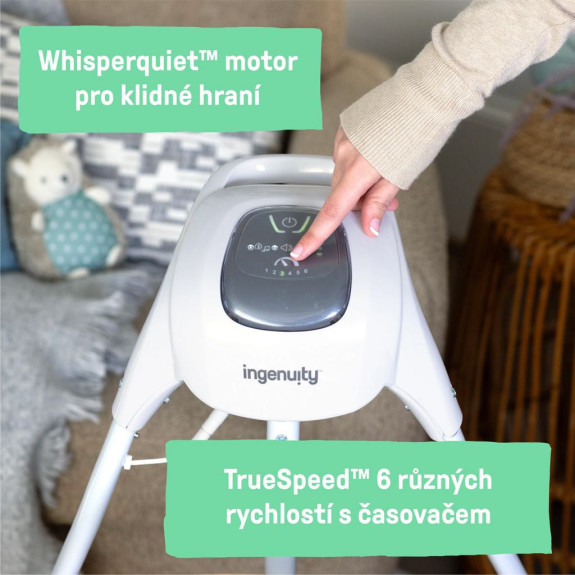 Houpačka pohupující hudební Chambray 0 m+, do 9 kg Ingenuity