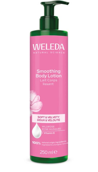 Zjemňující tělové mléko s Divokou růží 250 ml Weleda