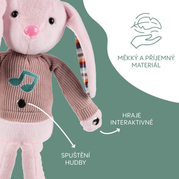 Plyšový interaktivní parťák, Rabbit Zopa