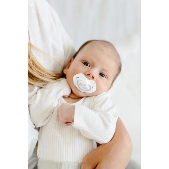 Silikonová šidítka symetrická set Light touch ROYAL BABY růžové